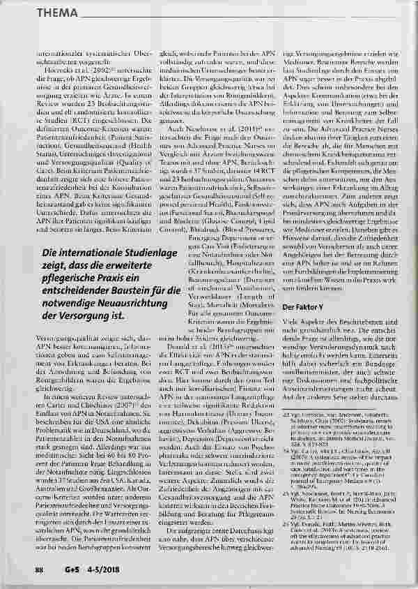 Vorschauseite 4: Pflege: Next Generation Warum eine erweiterte pflegerische Praxis die Versorgungsqualität verbessert