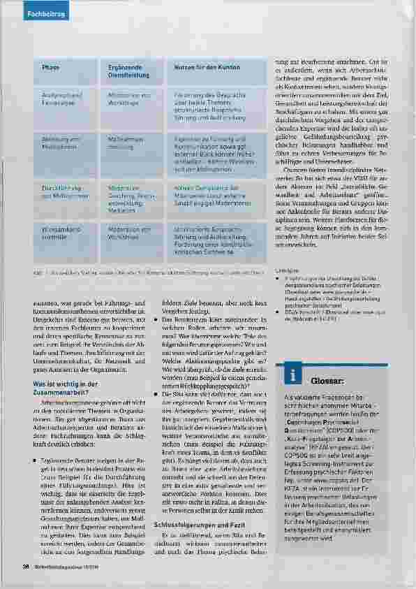 Vorschauseite 3: Gefährdungsbeurteilung der psychischen Belastung und dann?