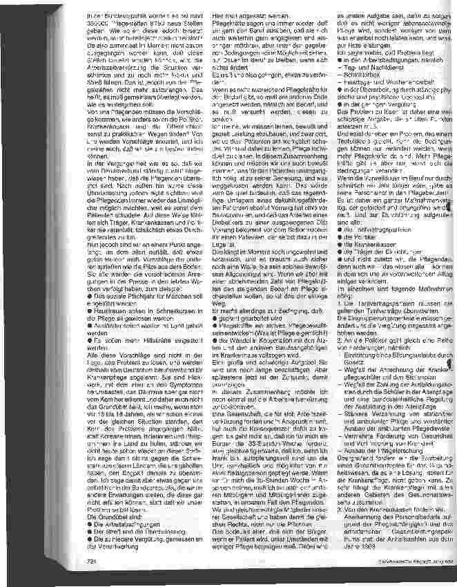 Vorschauseite 4: Die Situation der Pflege und der Pflegeberufe