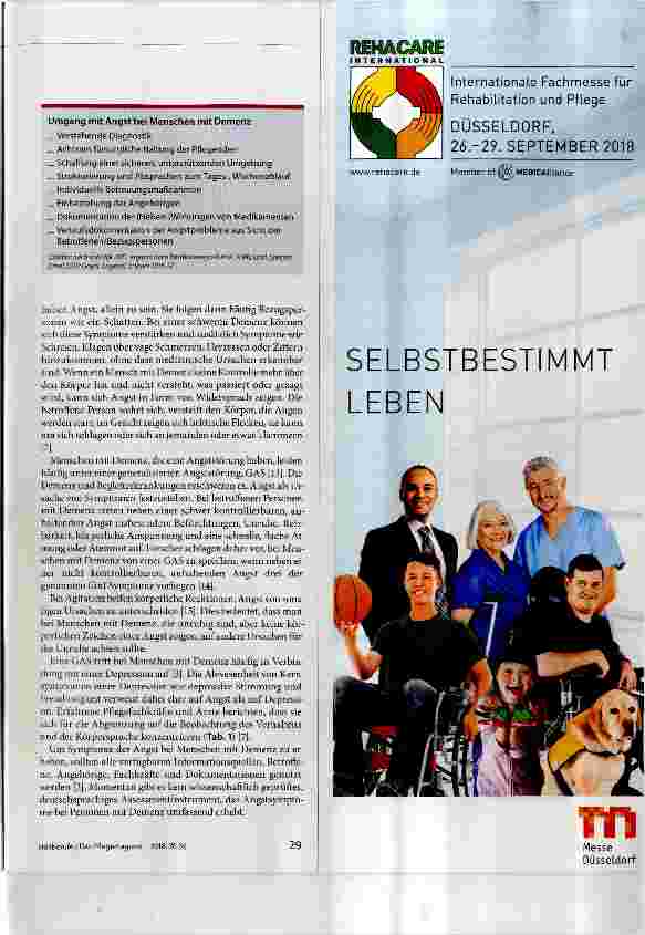 Vorschauseite 2: Demenz und Angst