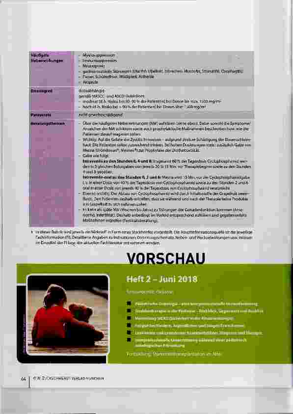 Vorschauseite 2: Wirkstoff*: Cyclophosphamid
