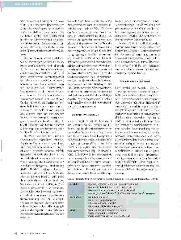 Vorschauseite 4: BILDUNGSERFOLG PFLEGEPROZESS LITERATURSTUDIE - TEIL 1