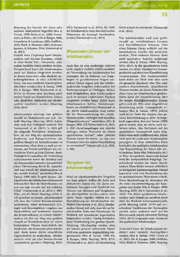 Vorschauseite 4: Inhaltsanalyse Langweilig... oder langweilig gemacht?