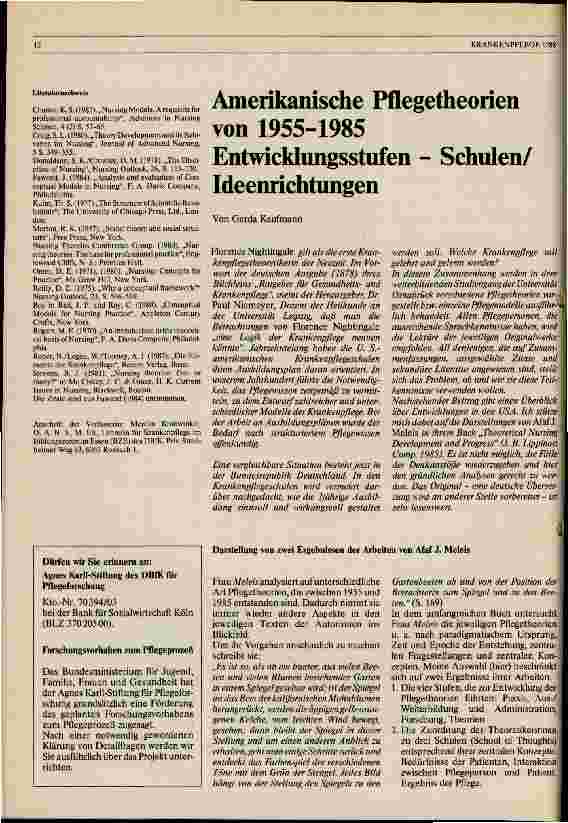 Vorschauseite 4: Konzeptuelle Modelle und Theorien der Pflege