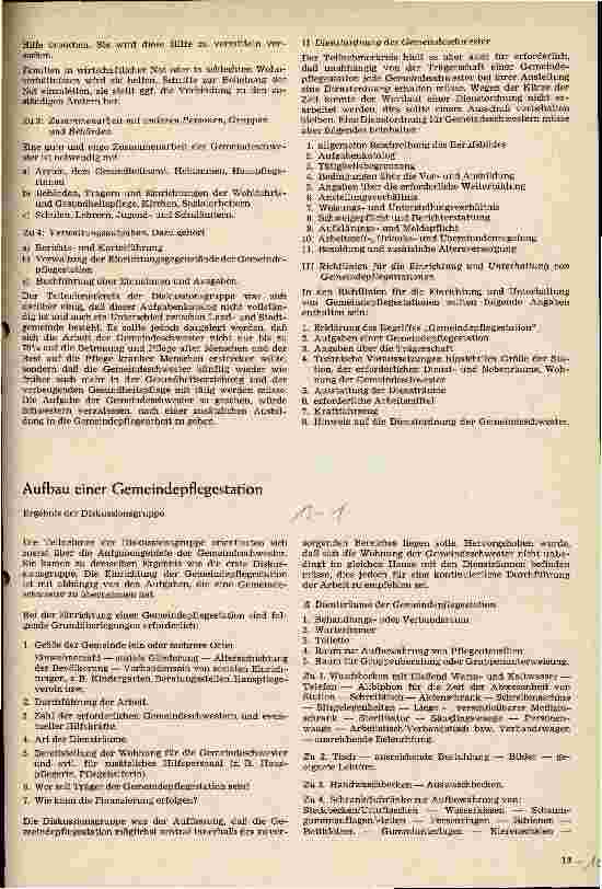 Vorschauseite 1: Aufbau einer Gemeindepflegestation