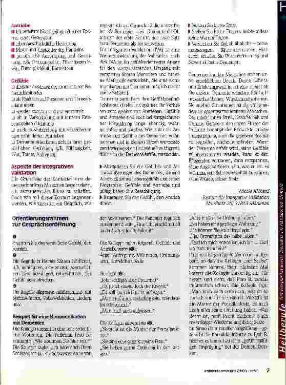 Vorschauseite 2: Begleitung Dementer im häuslichen Umfeld