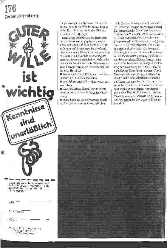 Vorschauseite 3: Eingliederung neuer Bewohner