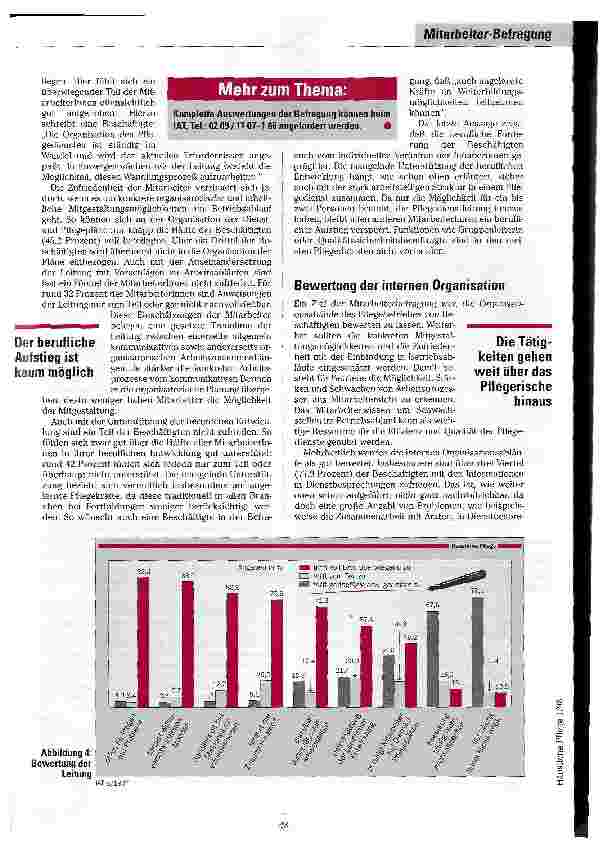 Vorschauseite 5: Daten, die Strukturen verändern können Beschäftigte in Pflegediensten beurteilen ihren Arbeitsplatz