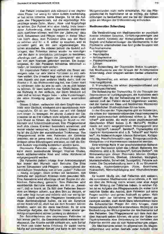 Vorschauseite 3: Der depressive Patient Psychiatrische Pflegeregeln - eine Anleitung für Krankenpflegeschüler