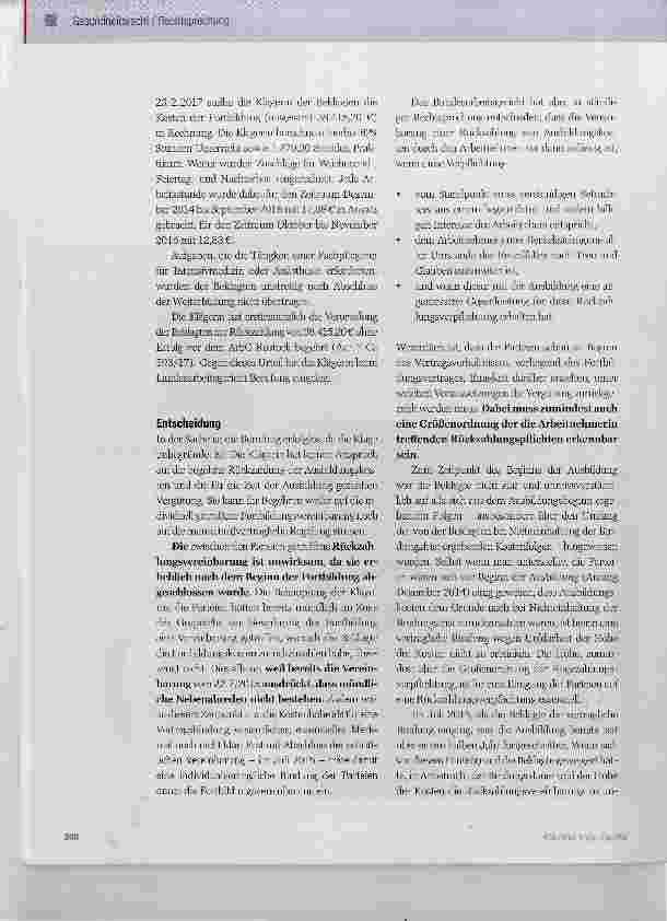Vorschauseite 3: Rückzahlung von Ausbildungskosten zum Fachpfleger für Intensivpflege und Anästhesie