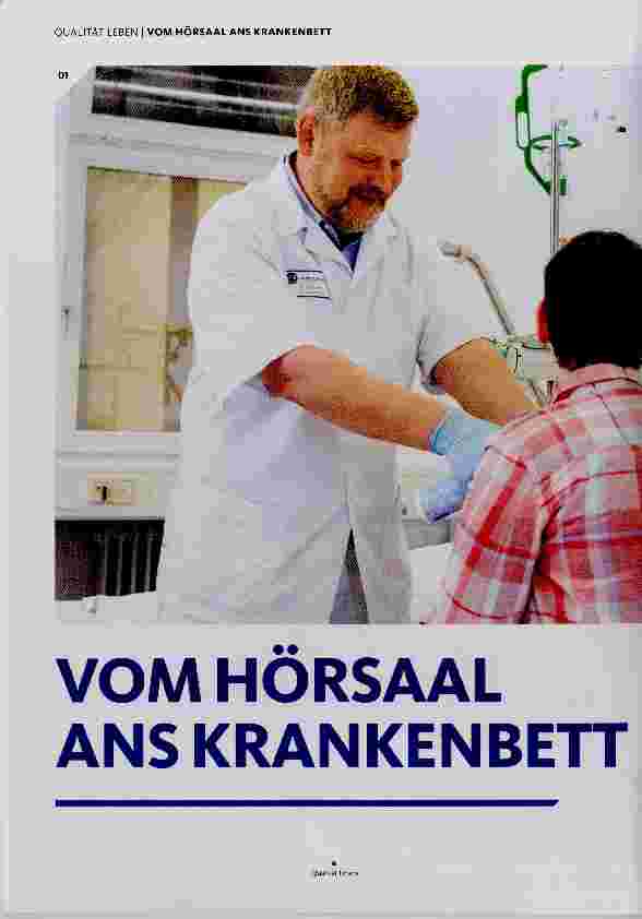 Vorschauseite 1: VOM HORSAAL ANS KRANKENBETT