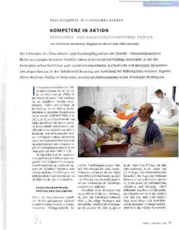Vorschauseite 1: KOMPETENZ IN AKTION