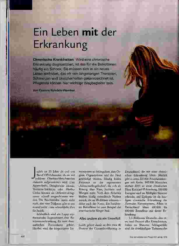 Vorschauseite 1: Ein Leben mit der Erkrankung