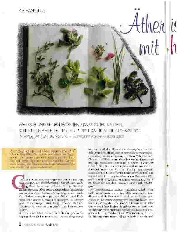 Vorschauseite 1: Ätherische Öle mit heilender Kraft Aromatherapie