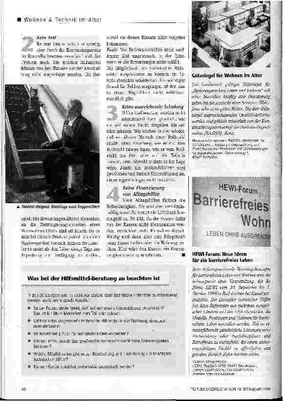 Vorschauseite 3: Hilfsmittelbedarf höher als erwartet MDK-Gutachten als Datenquelle