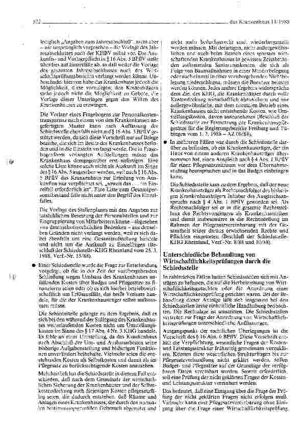 Vorschauseite 3: Schiedstellenverfahren nach Paragraph 18a KHG und Paragraph 17 BPflV: eine Bilanz nach zwei Jahren