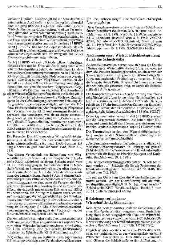 Vorschauseite 4: Schiedstellenverfahren nach Paragraph 18a KHG und Paragraph 17 BPflV: eine Bilanz nach zwei Jahren