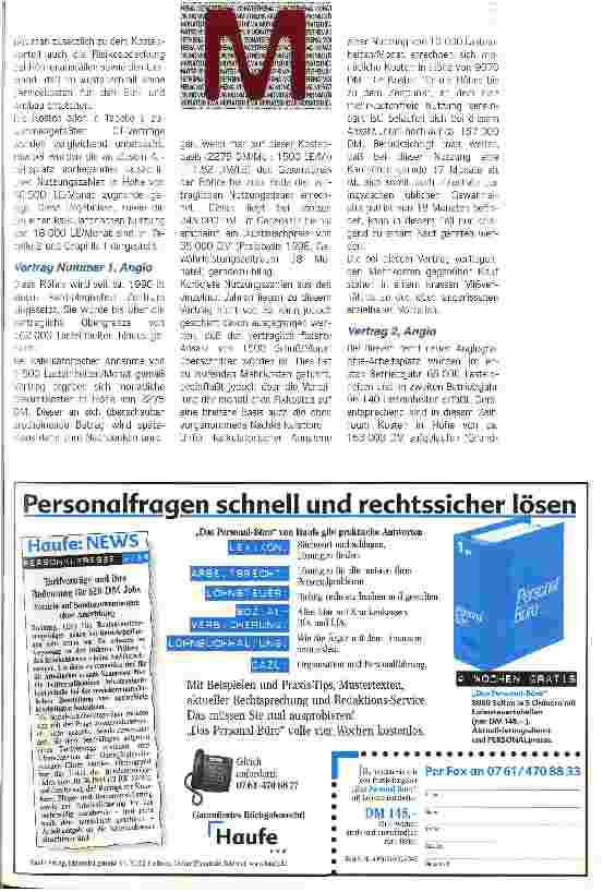 Vorschauseite 3: Mietverträge für Röntgenröhren genau prüfen Manche Regelungen sind extrem nachteilig für die Kunden