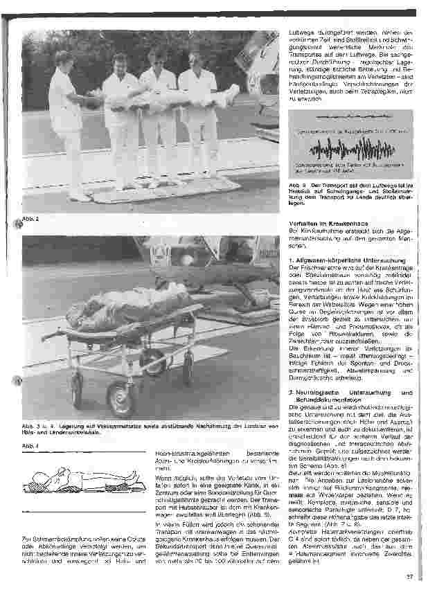Vorschauseite 2: Die Rehabilitation traumatisch Querschnittgelähmter 2. Folge: Verhalten am Unfallort - Verhalten im KH -Spinaler Schock