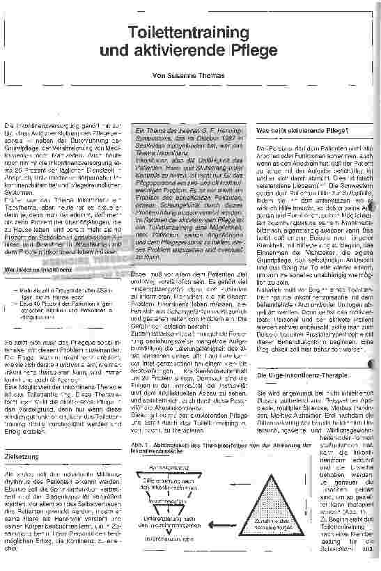 Vorschauseite 1: Toilettentraining und aktivierende Pflege