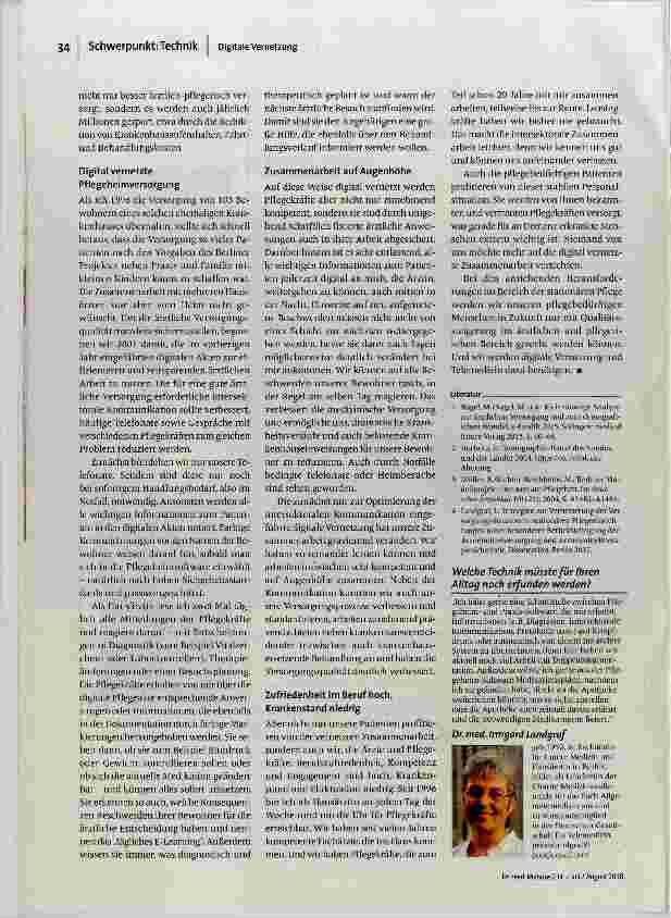 Vorschauseite 3: Besser kommunizieren und versorgen