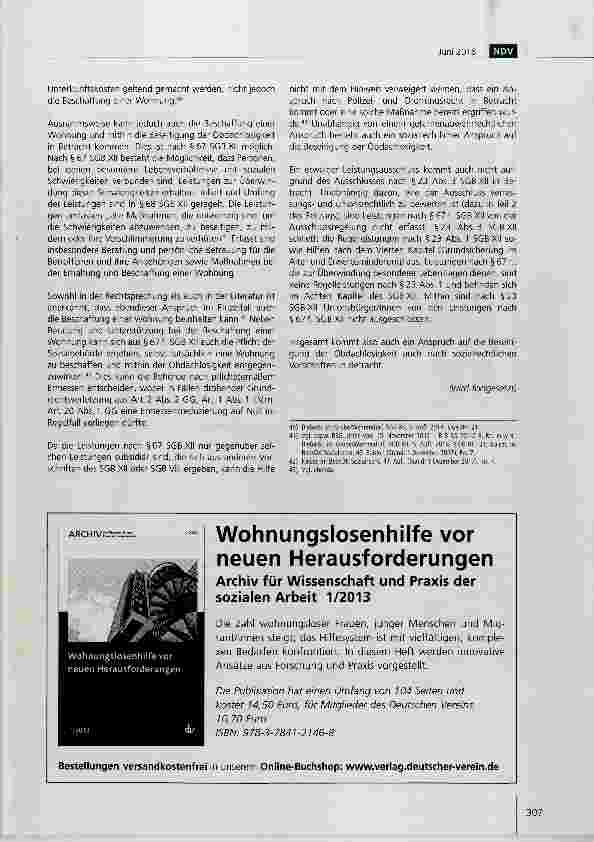 Vorschauseite 5: Obdachlosigkeit von Unionsbürger/innen eine Herausforderung für Kommunen! Teil 1