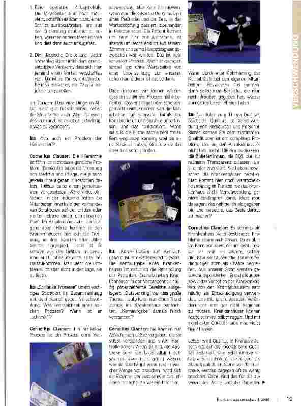 Vorschauseite 3: Mehr Geld ist nicht Lösung