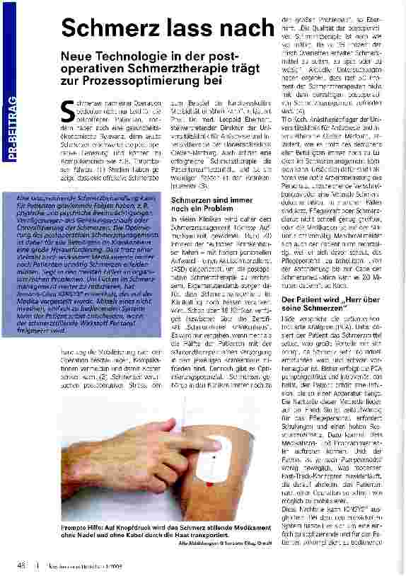 Vorschauseite 1: Schmerz lass nach
