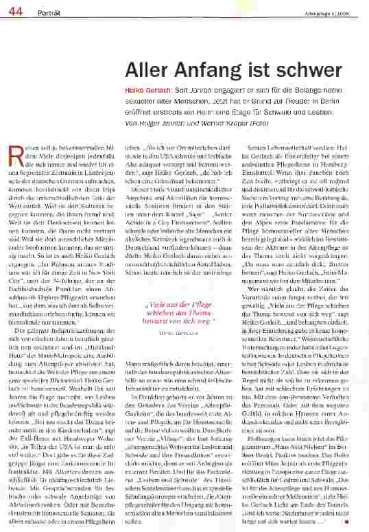 Vorschauseite 1: Aller Anfang ist schwer