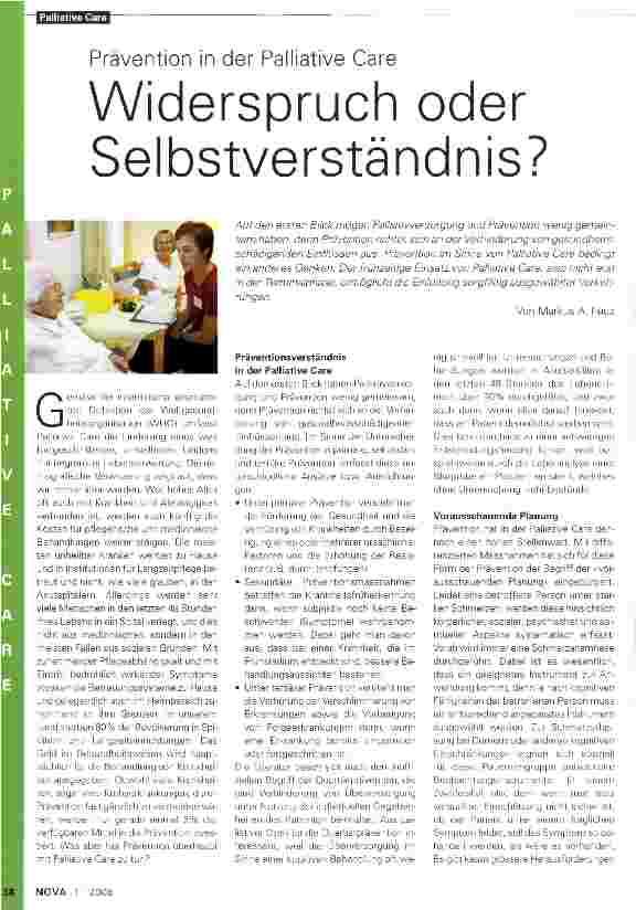Vorschauseite 1: Widerspruch oder Selbstverständnis?