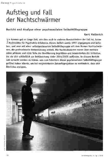 Vorschauseite 1: Aufstieg und Fall der Nachtschwärmer