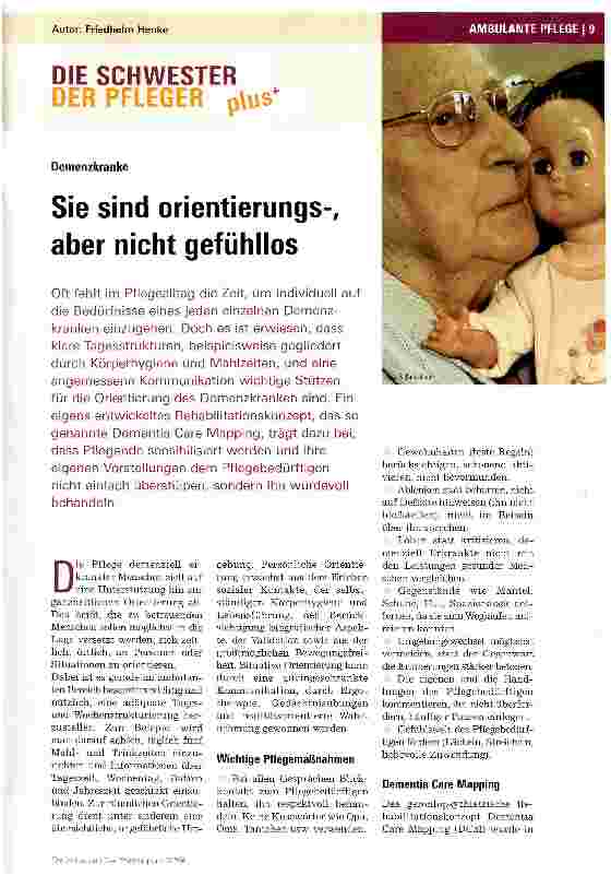 Vorschauseite 1: Sie sind orientierungs-, aber nicht gefühllos