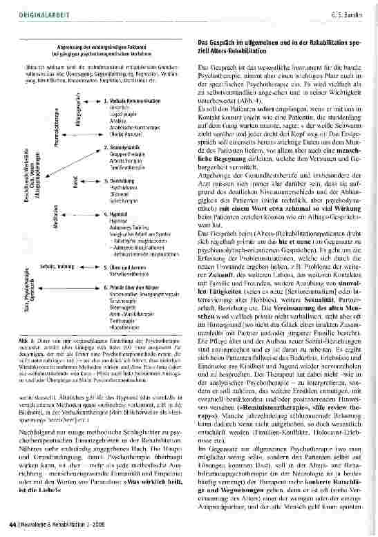Vorschauseite 4: Psychotherapie in der (Neuro-)Rehabilitation