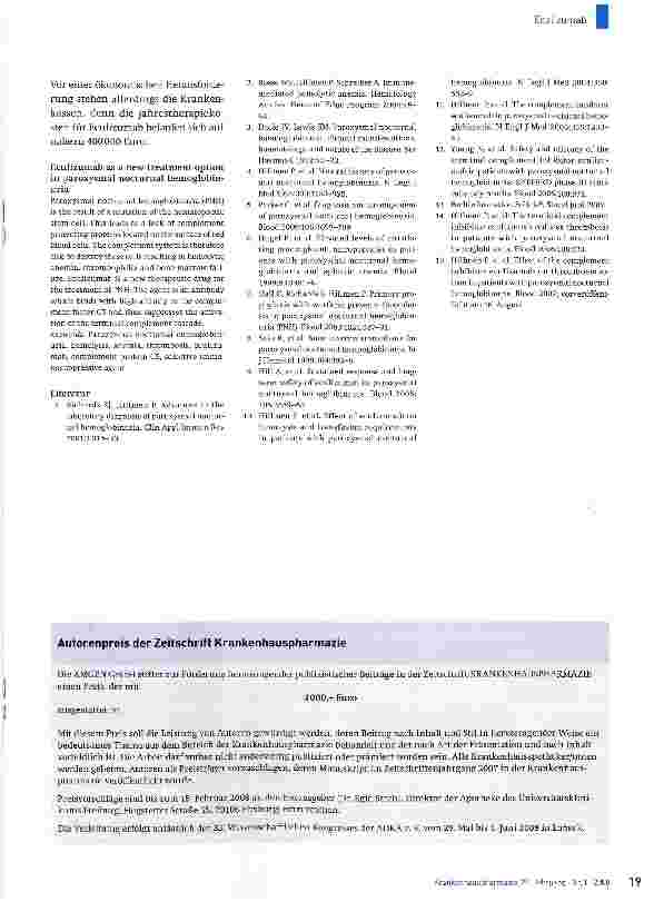 Vorschauseite 4: Paroxysmale nächtliche Hämoglobinurie