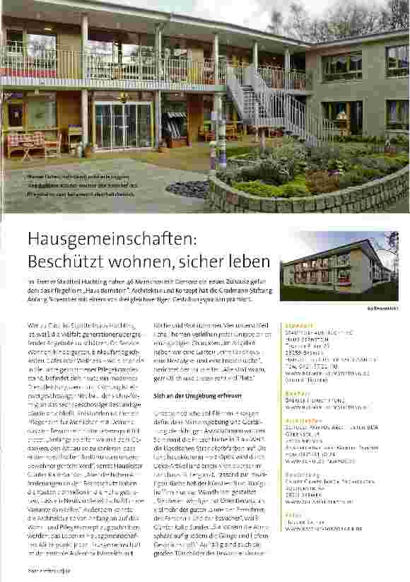 Vorschauseite 1: Hausgemeinschaften: Beschützt wohnen, sicher leben