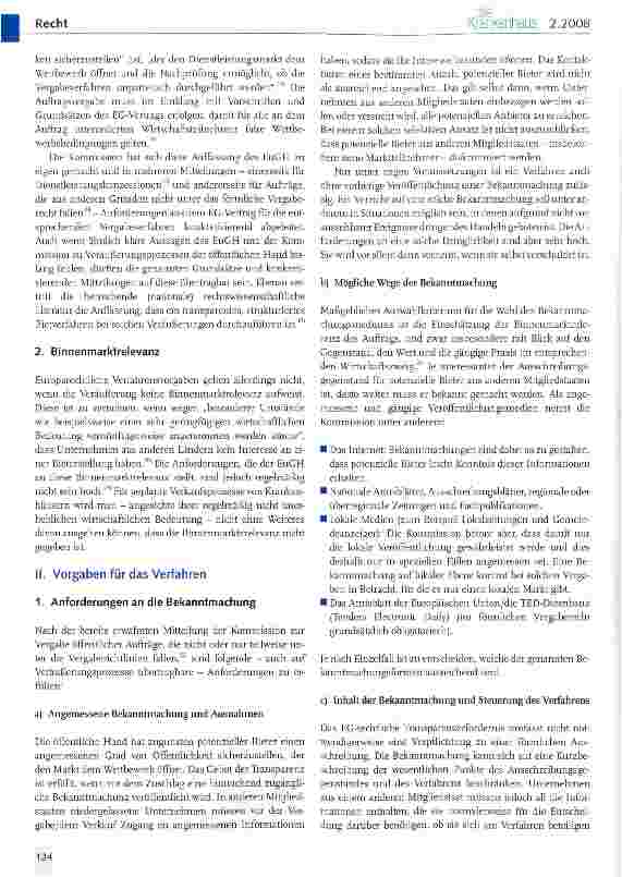 Vorschauseite 3: Verfahrensrecht bei der Veräußerung öffentlicher Krankenhäuser