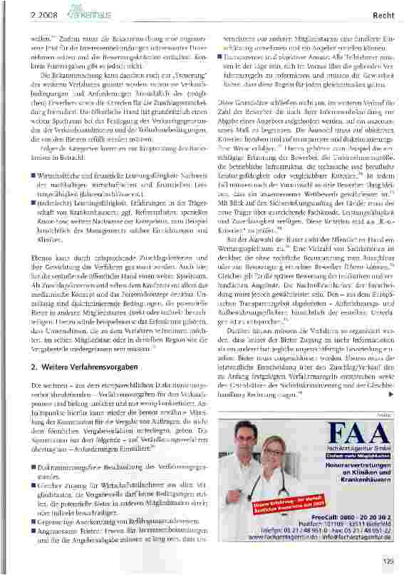 Vorschauseite 4: Verfahrensrecht bei der Veräußerung öffentlicher Krankenhäuser