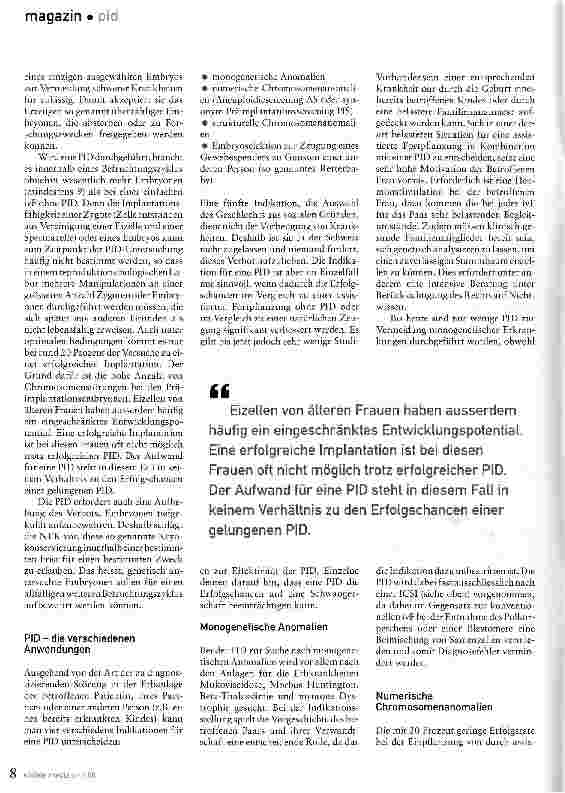 Vorschauseite 2: Neue Empfehlungen der Nationalen Ethikkommission