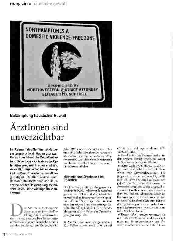 Vorschauseite 1: Ärztinnen sind unverzichtbar