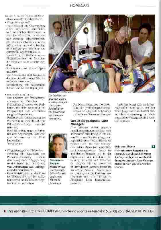 Vorschauseite 3: Die Fachkraft koordiniert die Versorgung