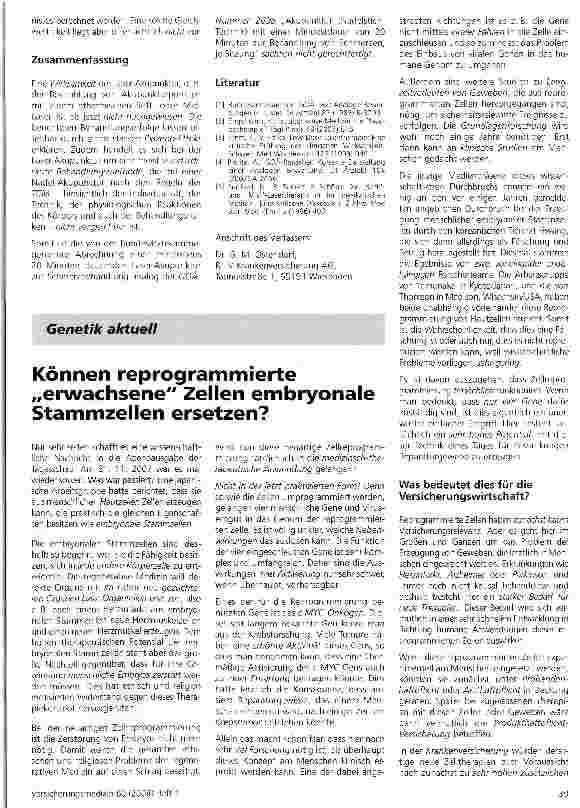 Vorschauseite 2: Zur privatärztlichen Abrechnung der Laser-Akupunktur
