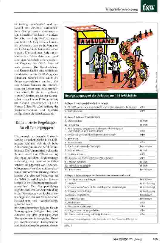 Vorschauseite 2: Onkologie künftig sektorübergreifend