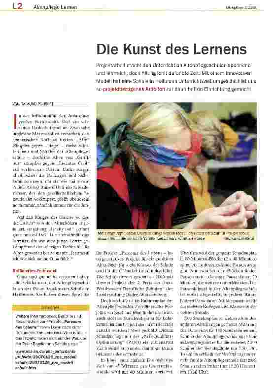 Vorschauseite 1: Die Kunst des Lernens