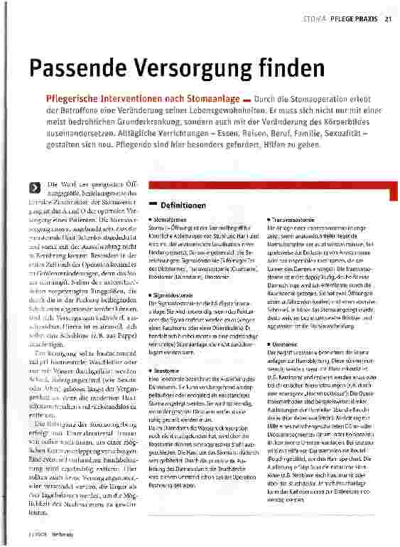 Vorschauseite 1: Passende Versorgung finden