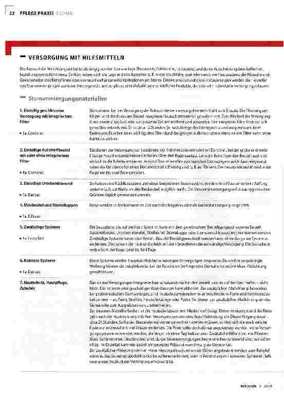 Vorschauseite 2: Passende Versorgung finden