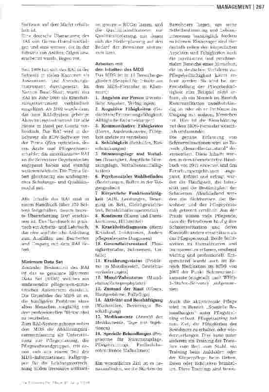 Vorschauseite 2: Das RAI in der praktischen Umsetzung