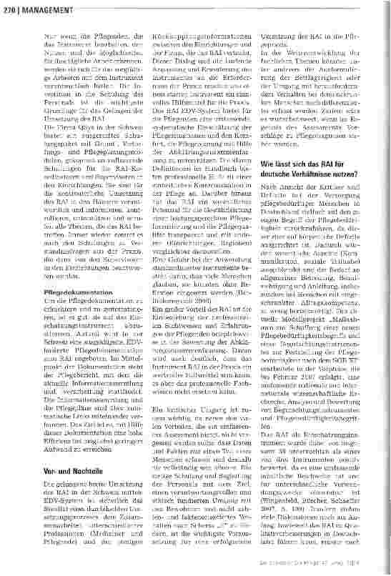 Vorschauseite 5: Das RAI in der praktischen Umsetzung