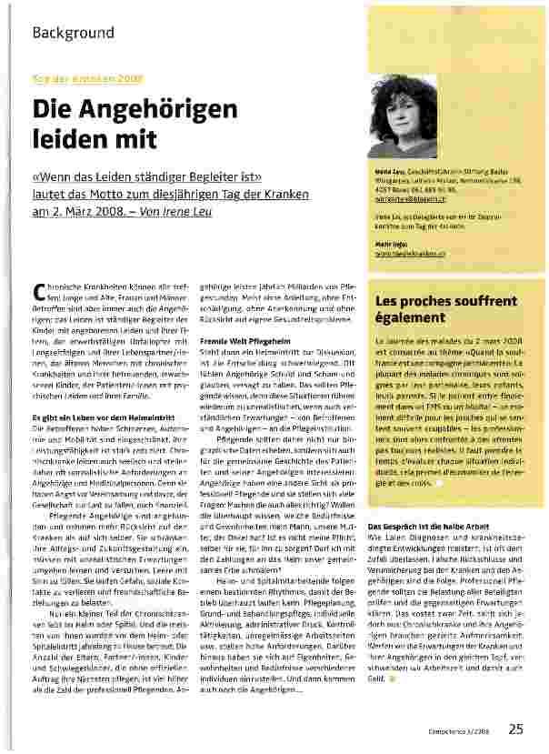 Vorschauseite 1: Die Angehörigen leiden mit