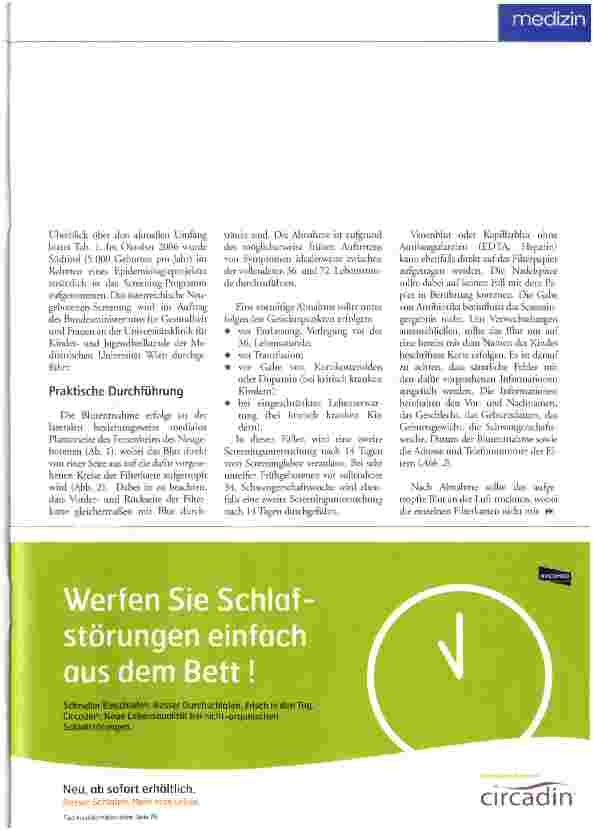 Vorschauseite 2: Gescreenter Start ins Leben