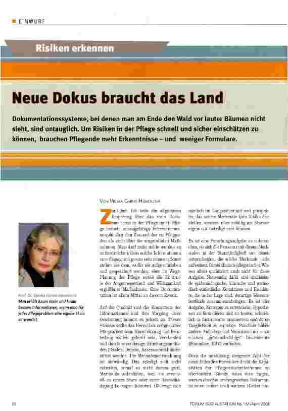 Vorschauseite 1: Neue Dokus braucht das Land